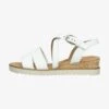 Gabor Keilsandalette - Weiss Kork -Bequeme Schuhe 027679b1c249453e87c41e44d3f39efb