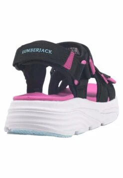 Lumberjack Trekkingsandale - Black Multi -Bequeme Schuhe 038b98c6a3f345a8816fe48f2a4a6e76