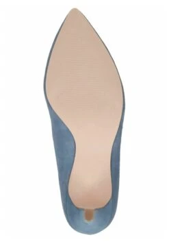 Caprice High Heel Pumps - Blue Suede -Bequeme Schuhe 048106d9c00643b086da183163b1f650