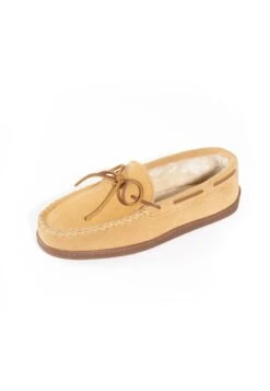 Minnetonka PILE LINED HARDSOLE - Slipper - Light Brown -Bequeme Schuhe 0644b5e66cd04d61a8fd5adcee876dc9