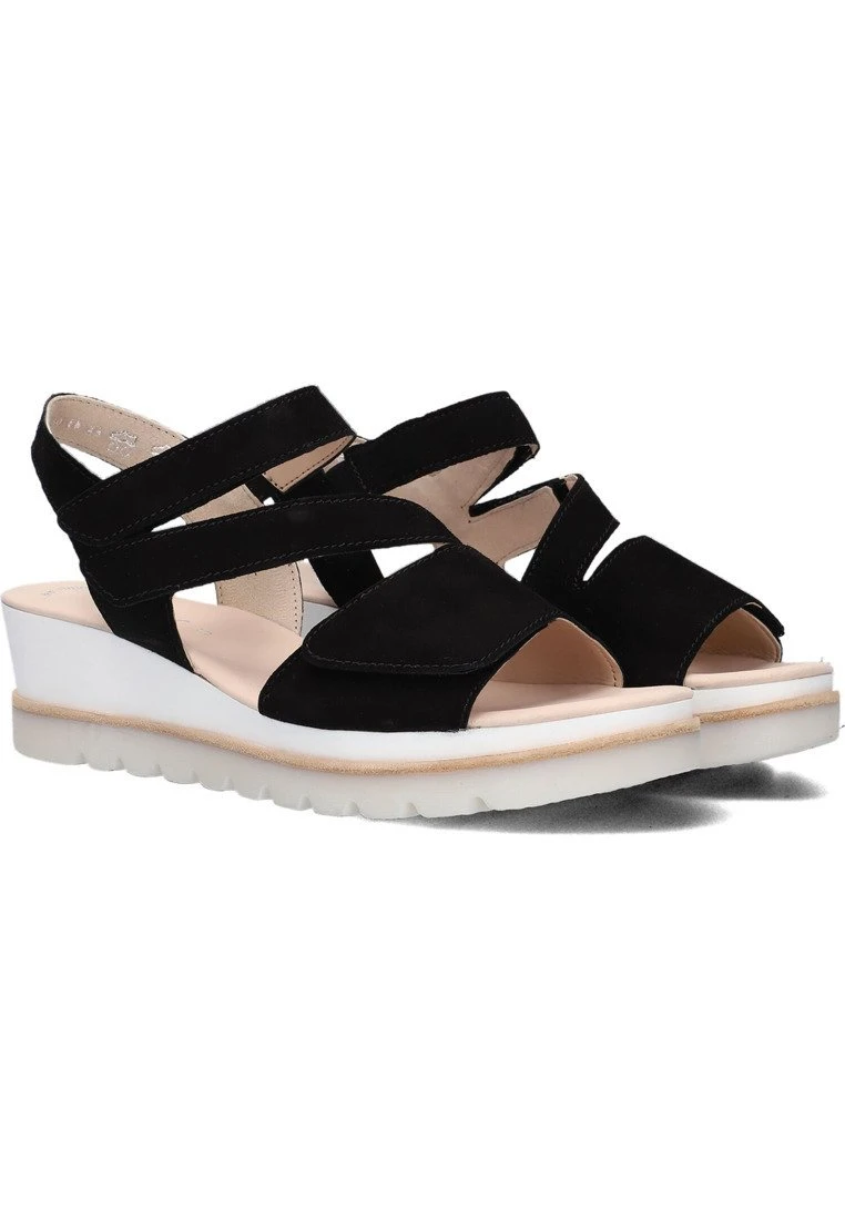 Gabor Keilsandalette - Zwart 4 Gabor Keilsandalette - Zwart – Bild 2