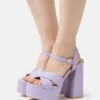 High Heel Sandalette - Lilac -Bequeme Schuhe 08de23715c2e4ef58150abd434124bf5