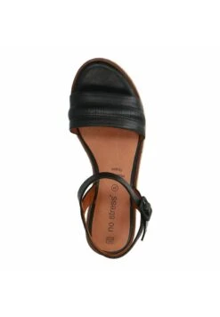 Keilsandalette - Schwarz -Bequeme Schuhe 08f53d2e2cc647c3bb3ff5596e3f99df