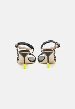 MSGM High Heel Sandalette - Black -Bequeme Schuhe 096dc09038424f6c94407603e60b3d04