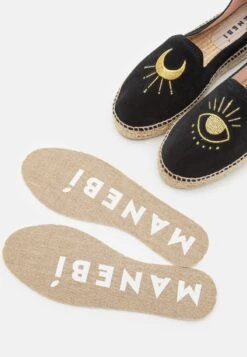 DOUBLE SOLE - Espadrille - Black/golden Eye -Bequeme Schuhe 09aebbe4f2b94b88b5ad5d37cd1e4b73