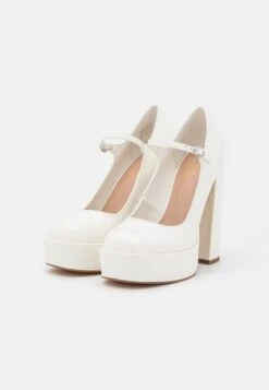 Aldo ANJIE - Plateaupumps - Open White -Bequeme Schuhe 0bfaf59667ed4a4c80b3860e29b52c38