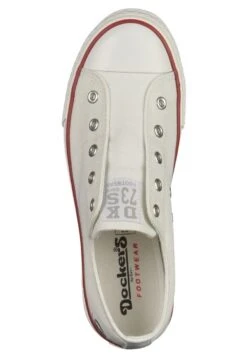 Dockers By Gerli Slipper - White -Bequeme Schuhe 0c852123007b4d6383dd6e2703af0ec7