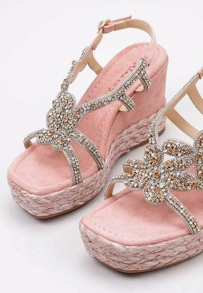 Alma En Pena Keilsandalette - Pink 7 Alma En Pena Keilsandalette - Pink – Bild 5