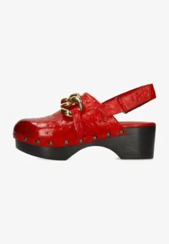 Bestseller 1 MELVIN & HAMILTON FLORA 1 VEGAS OSTRICH RUBY - Plateaupumps - Rot