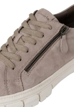 Tamaris Sportlicher Schnürer - Taupe -Bequeme Schuhe 0f74af86340041d78ad78f0f8ca8a386