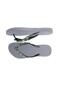 DOLCE - Badesandale - Silver -Bequeme Schuhe 10300ee8bbcf4f7893265394eac50120