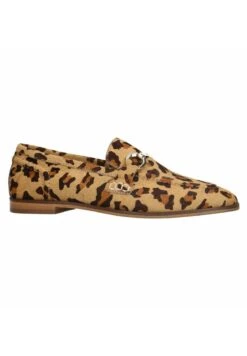 MIT GEPARDENMUSTER UND GOLDFARBENER SCHNALLE - Slipper - Leopard Print -Bequeme Schuhe 103fa069a1534e61b9804ab5d1739f6d