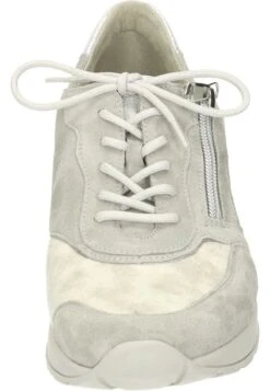 Sportlicher Schnürer - Grey Perl Silber -Bequeme Schuhe 115075c89d8a48f08669948dcee5a09f
