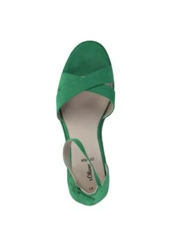 S.Oliver Plateausandalette - Green -Bequeme Schuhe 15a6cca29dcb47ee9ecb92ad6898f0bd