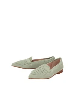 JANET - Slipper - Oliv -Bequeme Schuhe 17f27b2133e04864a8a0de5d5973e349