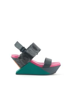 United Nude DELTA - Keilsandalette - Candy Snake -Bequeme Schuhe 184c7420751f4e569c2d10a529117eae