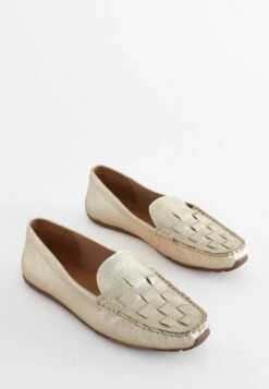 Next FOREVER COMFORT WEAVE DRIVER STANDARD - Mokassin - Gold -Bequeme Schuhe 1d349157bb9e47a1bfb818f36a9b791f