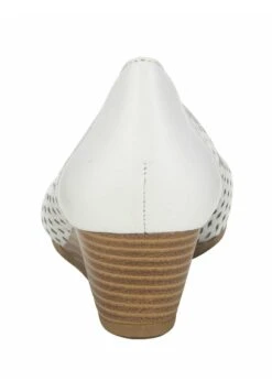 Keilpumps - Weiß -Bequeme Schuhe 1d3e6c8537c34b6c9378b587bb8eadac