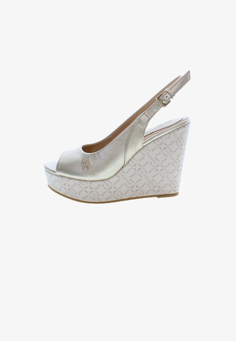 U.S. Polo Assn. Keilpumps - Argento 8 U.S. Polo Assn. Keilpumps - Argento – Bild 6