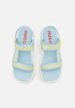 Hugo EMMA STRAP - Riemensandalette - Light Pastel Blue -Bequeme Schuhe 1f85fdf9692b48209c0ecb847ff1b5d5