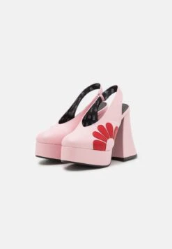 Lamoda YOU THE ONE - Plateaupumps - Pink/red -Bequeme Schuhe 216d435fe89b4d0399da50c9057aa326