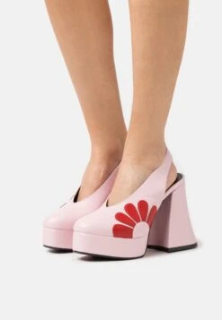Lamoda YOU THE ONE - Plateaupumps - Pink/red
