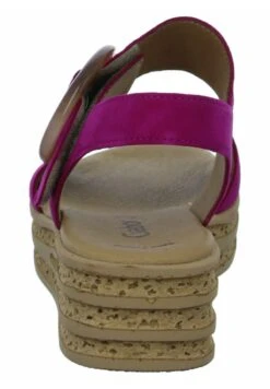 Gabor Keilsandalette - Pink -Bequeme Schuhe 247b12943a4244b0bd3beb5b9d0b4d15