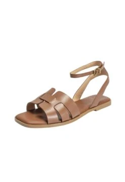 Riemensandalette - Caramel -Bequeme Schuhe 25e2865f033a4ce3b7b30288b66d3a96