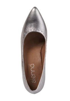 Sienna High Heel Pumps - Silberfarben -Bequeme Schuhe 27da88c94ce5473b881ad4ea3856f5ef