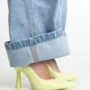 Stradivarius High Heel Pumps - Light Yellow -Bequeme Schuhe 288ef69a4b064180ba196c2973cad68c