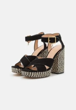 Coach NELLY - Plateausandalette - Black -Bequeme Schuhe 2cd91dbfbd2b40b096fe9ddb5502ea73