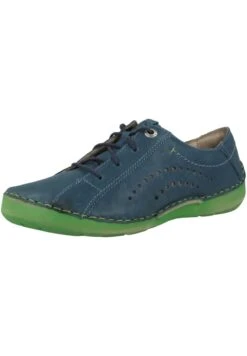 Josef Seibel FERGEY - Sportlicher Schnürer - Blue -Bequeme Schuhe 2d14e302d904496387ecf7d94209b534
