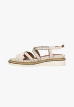 Plateausandalette - Weiß