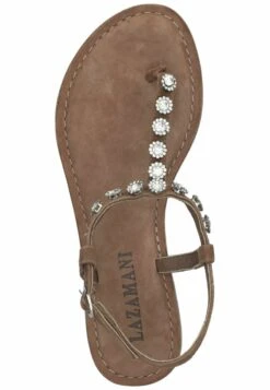Lazamani Zehentrenner - Taupe -Bequeme Schuhe 32f17bb3fc0a44c8a2a4cde1890dfa66