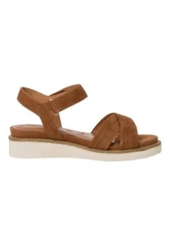 Tamaris Riemensandalette - Cognac -Bequeme Schuhe 345071659c2a4e038ef33f7dbe15cc4f