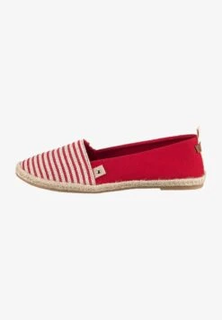 STRIPED - Espadrille - Rot -Bequeme Schuhe 362574b152cd4178bc08194fc8cf0676