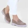 Slipper - Taupe -Bequeme Schuhe 36593d8de5d640fb9f58cda76170002e