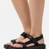 Hugo EMMA STRAP - Riemensandalette - Black