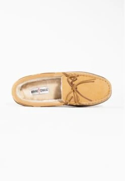 Minnetonka PILE LINED HARDSOLE - Slipper - Light Brown -Bequeme Schuhe 3edf281aa5bf47119872049e77dafe60