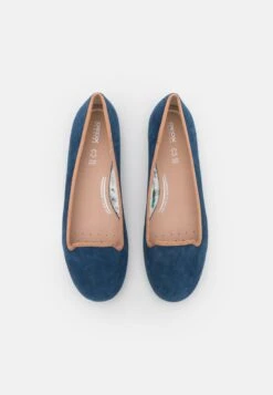 Geox PALMARIA - Slipper - Dark Blue/dark Skin -Bequeme Schuhe 3f7f23ad01f545328d38379e0dcbfdd2