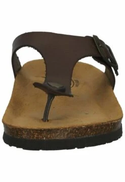 Plakton PANTOLETTEN - Zehentrenner - Braun -Bequeme Schuhe 4312035cec3c4119a95d82297bf9014c