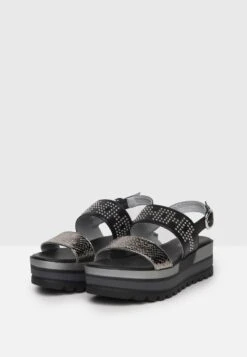 NeroGiardini Riemensandalette - Acciaio -Bequeme Schuhe 45a1ba02e0e64c569c4c346efbd2f181