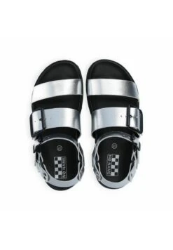 No Name JUNE GALAXIE RECYCLD - Plateausandalette - Argent -Bequeme Schuhe 47f70f3785ee4715afb429a2740313a1