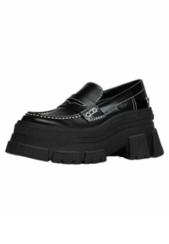 Stradivarius MIT PROFILSOHLE UND DETAIL - Mokassin - Black -Bequeme Schuhe 48442f6489b44715acfaf6cbb10ae1df