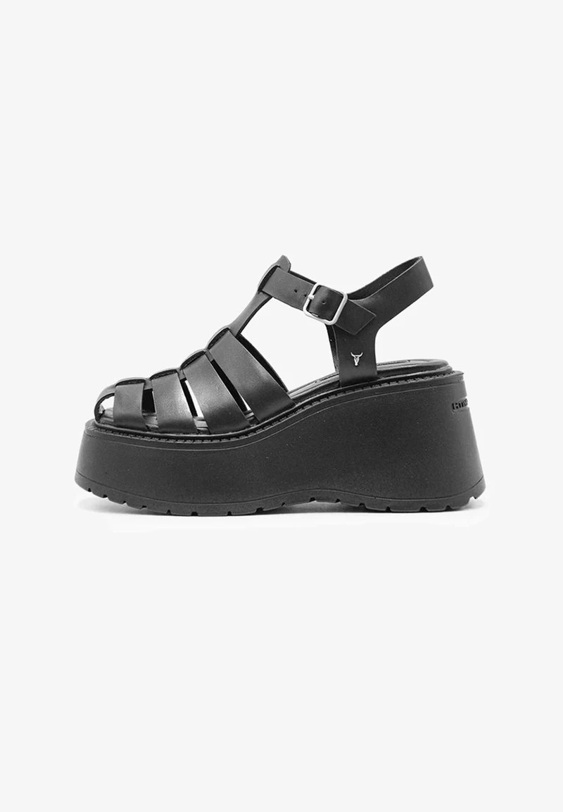 Windsor Smith CRUSH - Plateausandalette - Black 7 Windsor Smith CRUSH - Plateausandalette - Black – Bild 5