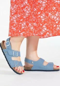 ACHILLE - Riemensandalette - Blue