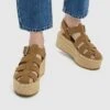 PULL & BEAR CAGE - Keilsandalette - Brown 1 PULL & BEAR CAGE - Keilsandalette - Brown -Bequeme Schuhe 4e86019d09ee40f5894ff686a19e3b2f