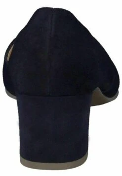 Paul Green Pumps - Samtziege Blau Natur -Bequeme Schuhe 504d1344a8244403baa4d9d473d0e489