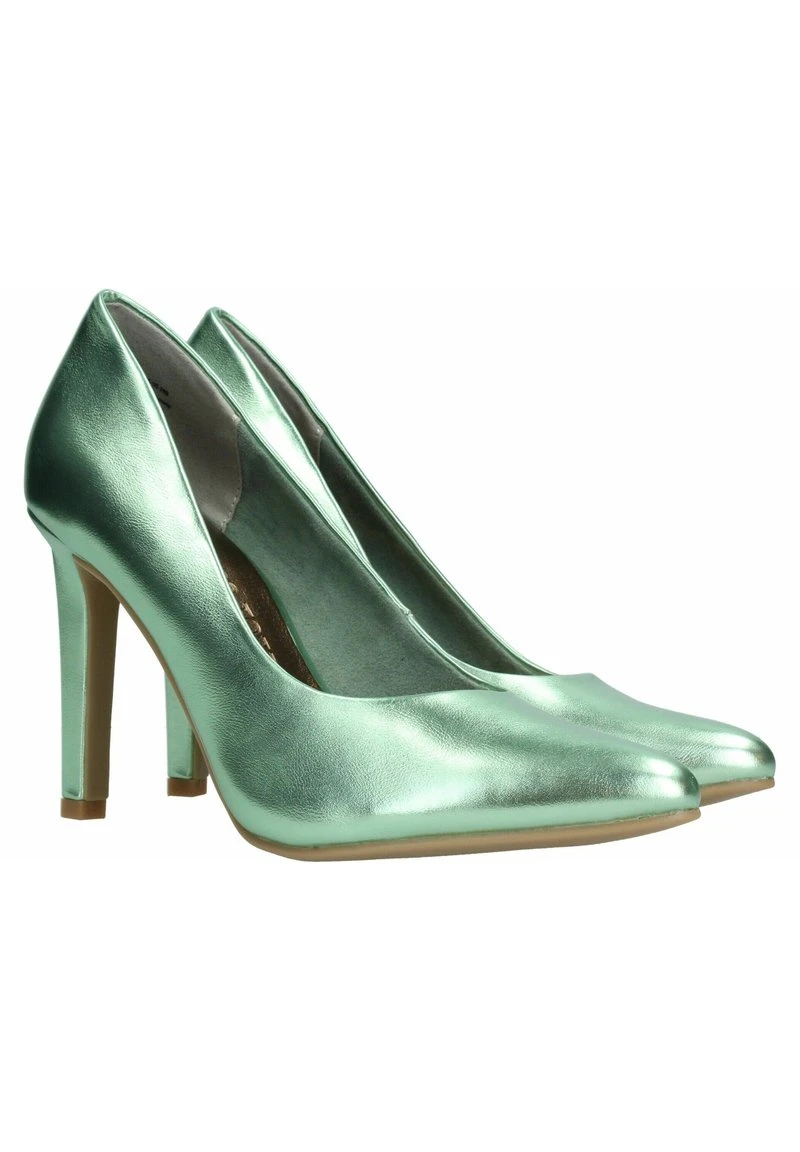 Marco Tozzi High Heel Pumps - Green Metallic 4 Marco Tozzi High Heel Pumps - Green Metallic – Bild 2