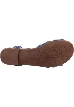 Riemensandalette - Blau Weiß 13 Riemensandalette - Blau Weiß -Bequeme Schuhe 519c71080ca54c93a0989a3ec4914248